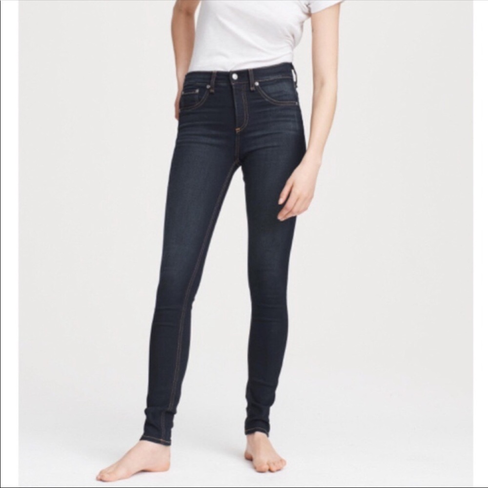 Rag & Bone High Rise Skinny Jean Dark wash Size 25
